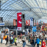 Leipziger Buchmesse in der Glashalle