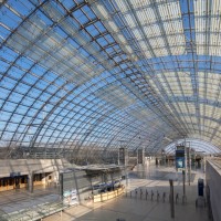 Innenansicht in der Glashalle