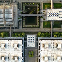 Leipziger Messe aus der Vogelperspektive
